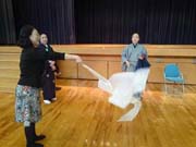 講義『日本舞踊への誘い』　京都ノートルダム女子大学に於いて